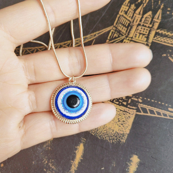 | Evil Eye Pendant Necklace | Turquoise Eye Necklace |  Nazar Eye Necklace |
Cerulean Eye Pendant | Protective Eye Necklace | Blue Charm Necklace |