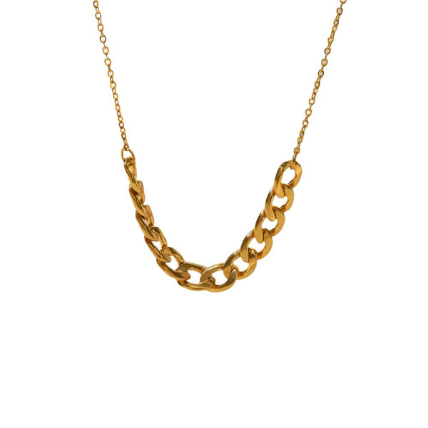 | Gold Chain Necklace | 18K Gold Link Necklace | Elegant Gold Chain | Chic Gold Necklace |
Sleek Gold Chain | Luxury Gold Necklace | Gold Stainless Steel Necklace | Timeless Gold Chain |